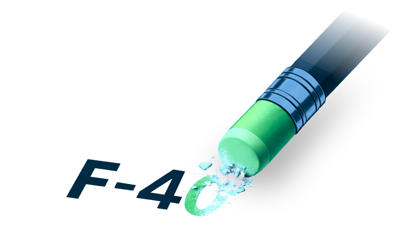 Pencil erasing a number on paper